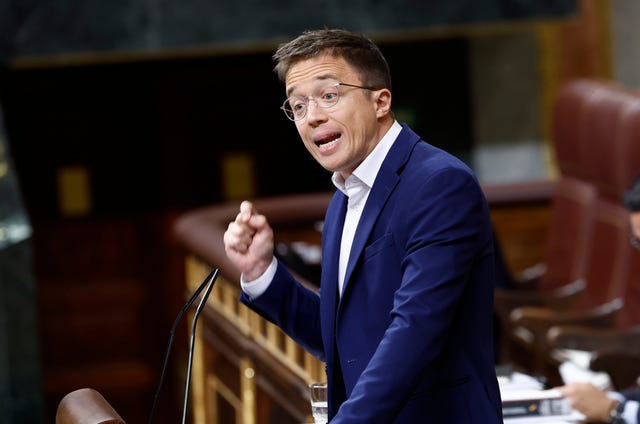 inigo errejon en el congreso de los diputados