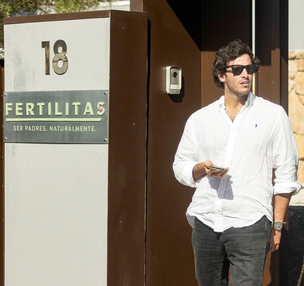 el marido de tamara falco en la clinica de fertilidad
