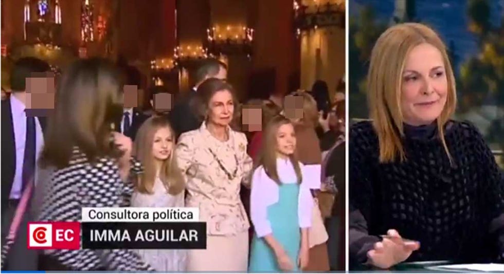 Inma Aguilar en 'El Círculo' de Telemadrid