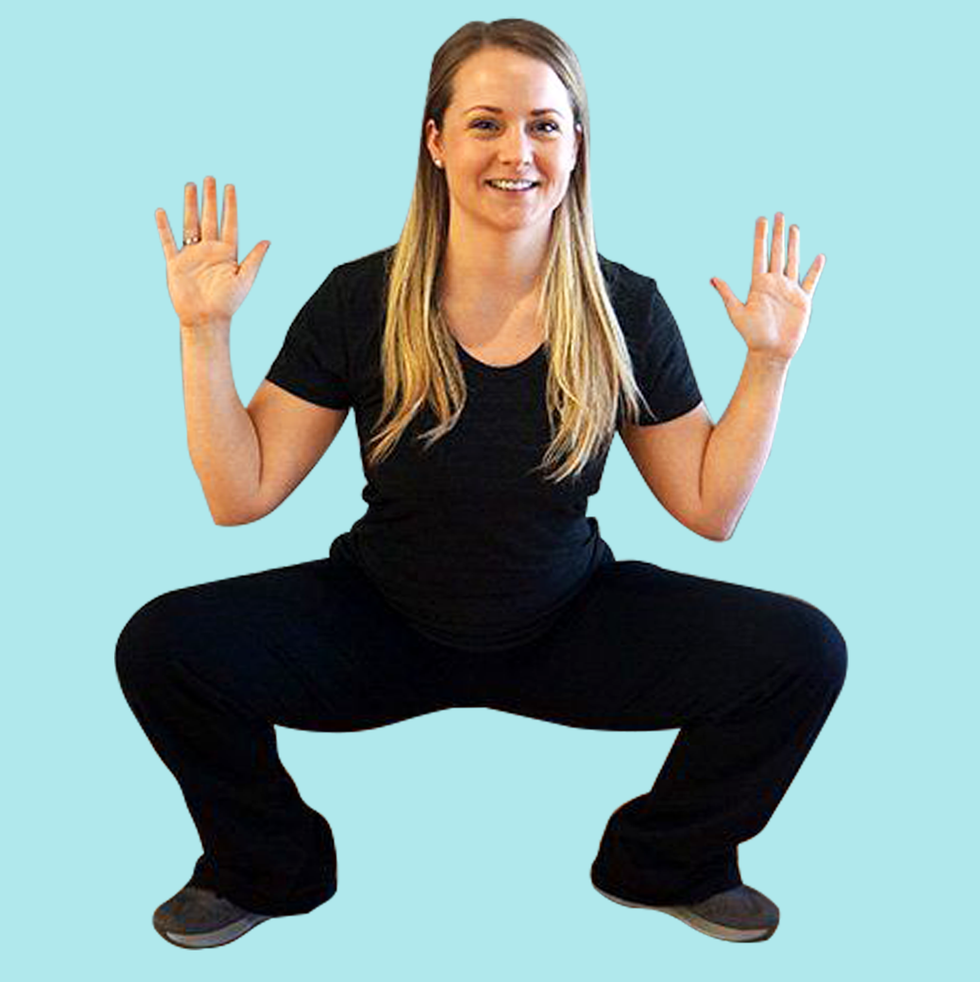 inner thighs squat