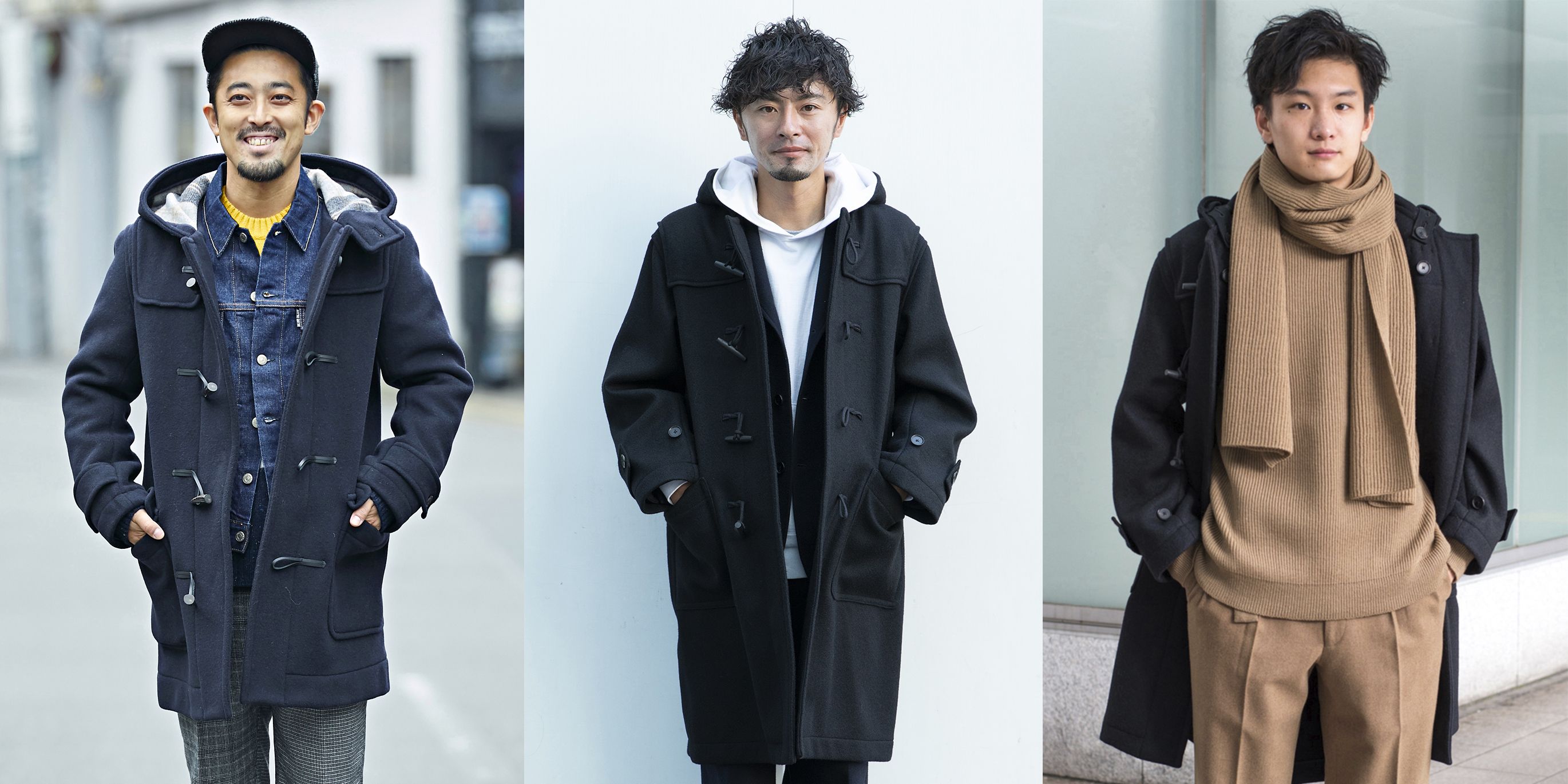 BLACK LABEL ダッフルコート ネイビー ロング ダッフルコート