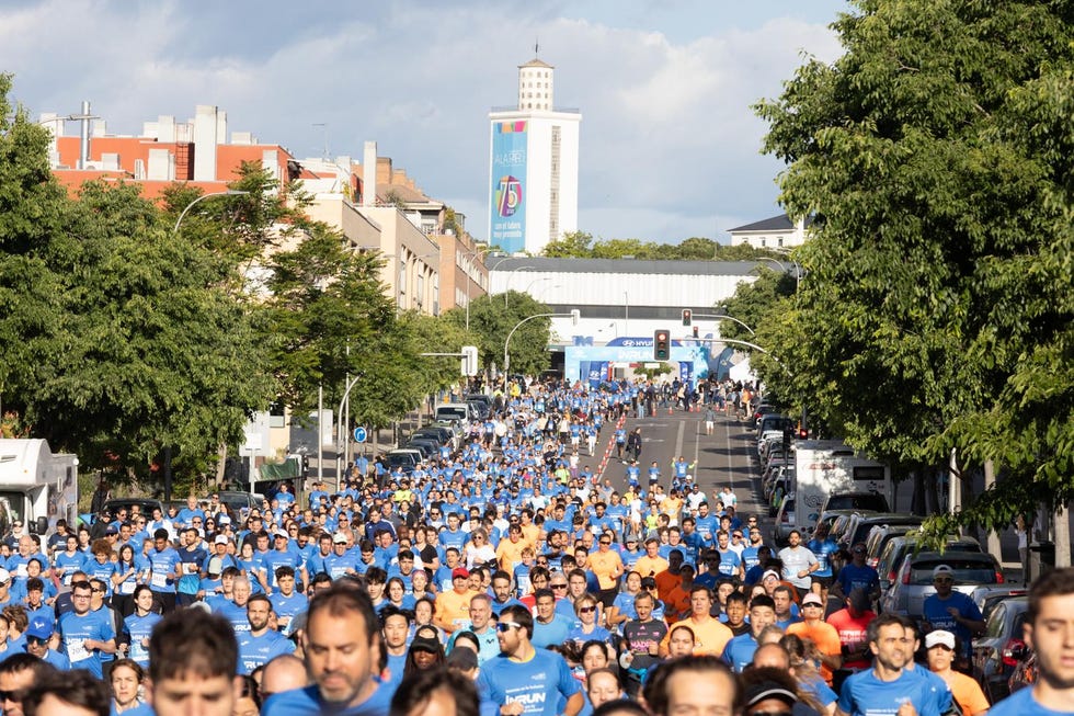a large crowd of people in a street