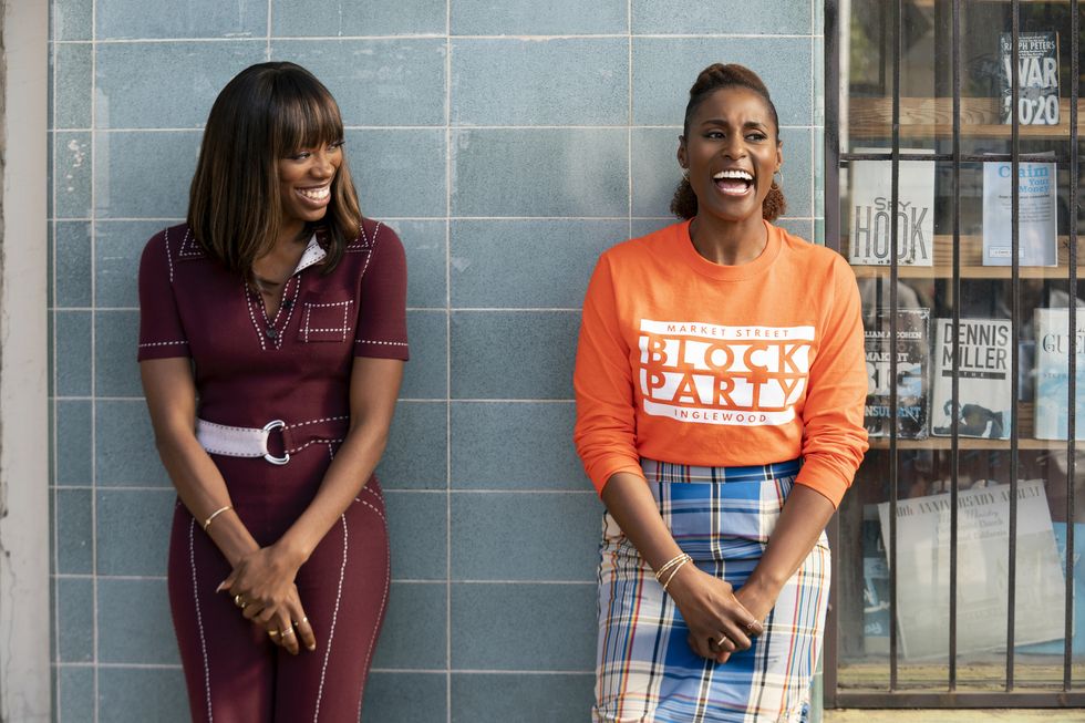yvonne orji and issa rae in insecure as molly and issa