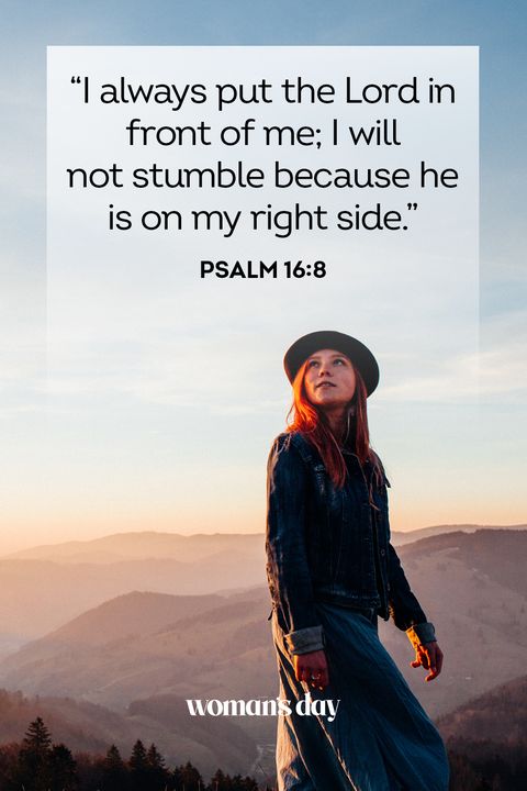 inspirational bible verses psalm 16 8