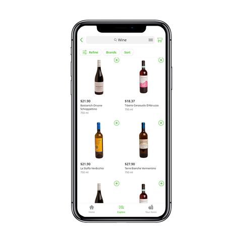 Instacart Grocery and Alcohol Delivery App