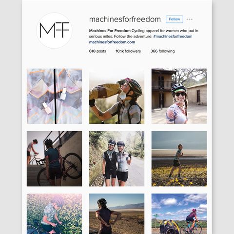 Machines For Freedom's Instagram feed. 