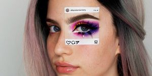 Instagram vs real life makeup