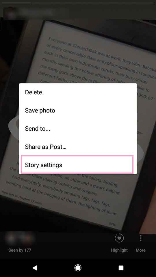 Is this how to make your Instagram story appear first on someone's list?