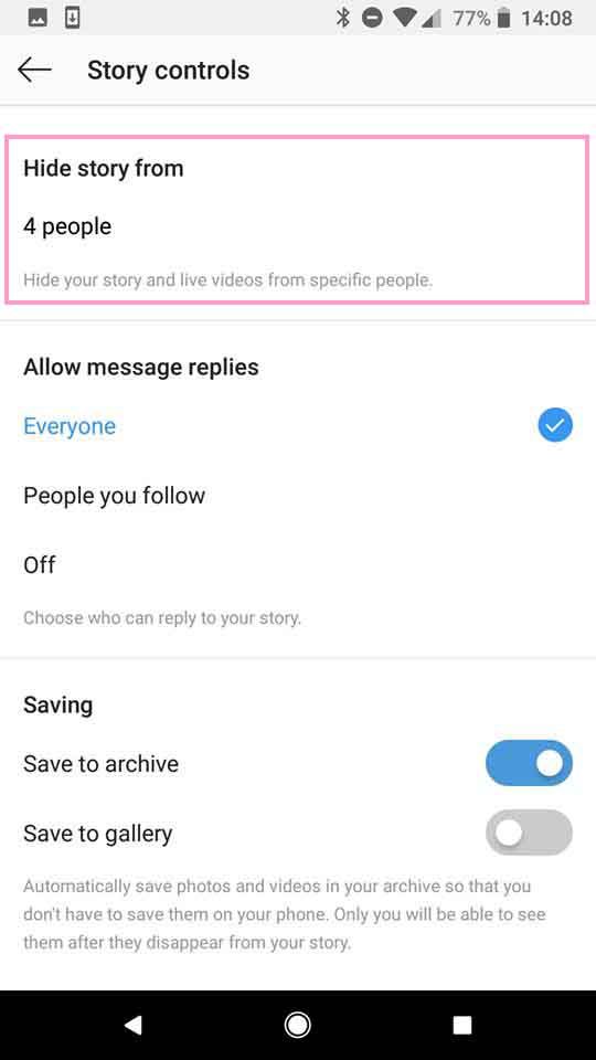 Is this how to make your Instagram story appear first on someone's list?