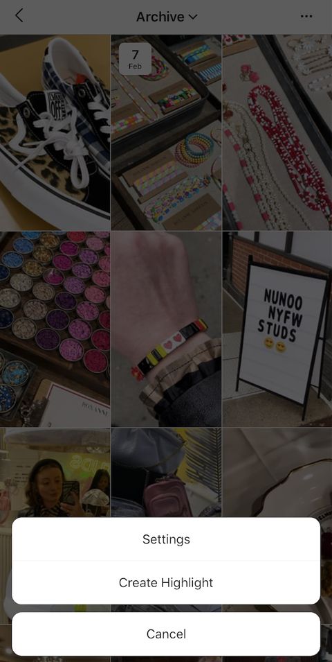 instagram stories highlight feature
