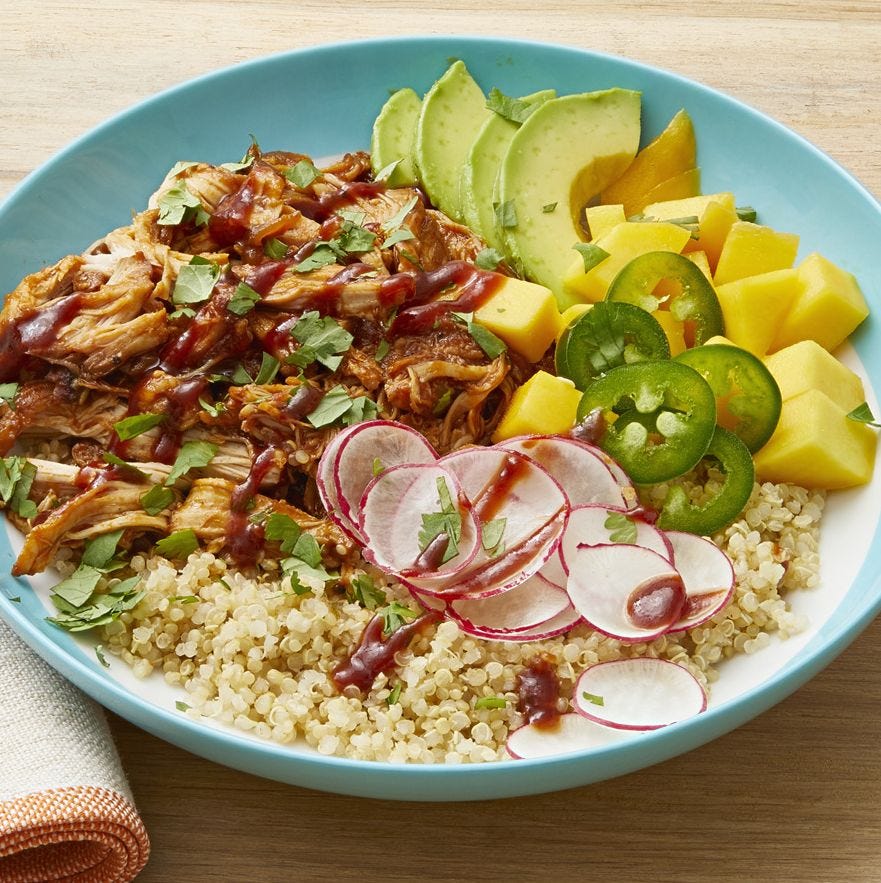 Instant pot bbq discount chicken and rice