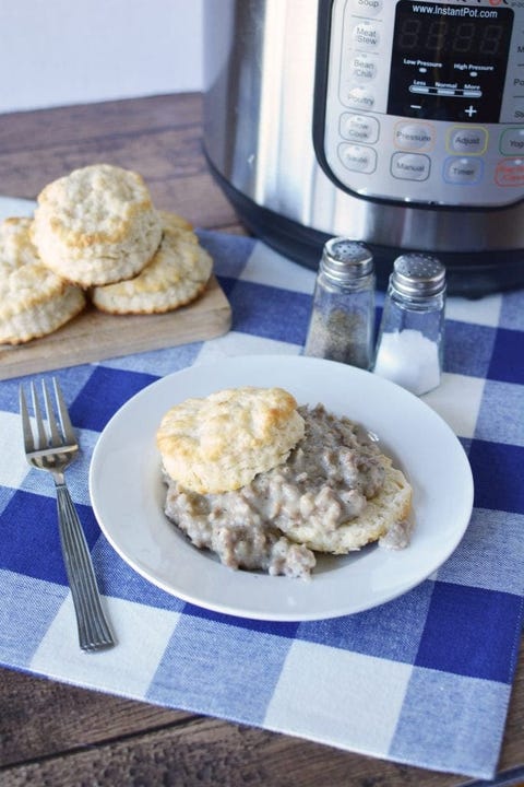 Instant Pot Biscuits & Gravy