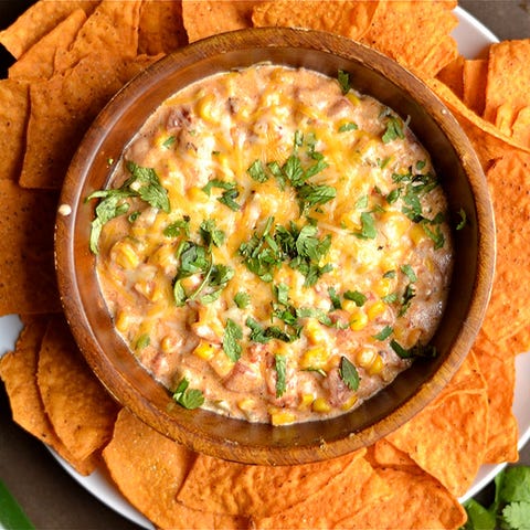 Instant Pot Cheesy Southwestern Corn & Bacon Dip