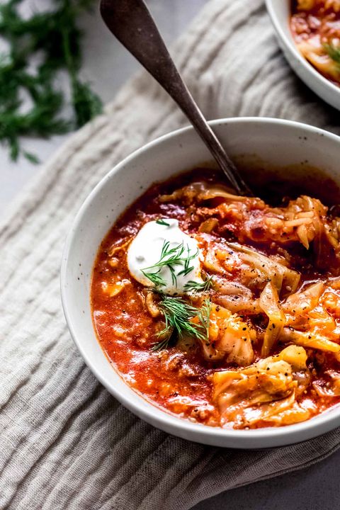 instant pot ground beef recipes cabbage roll soup