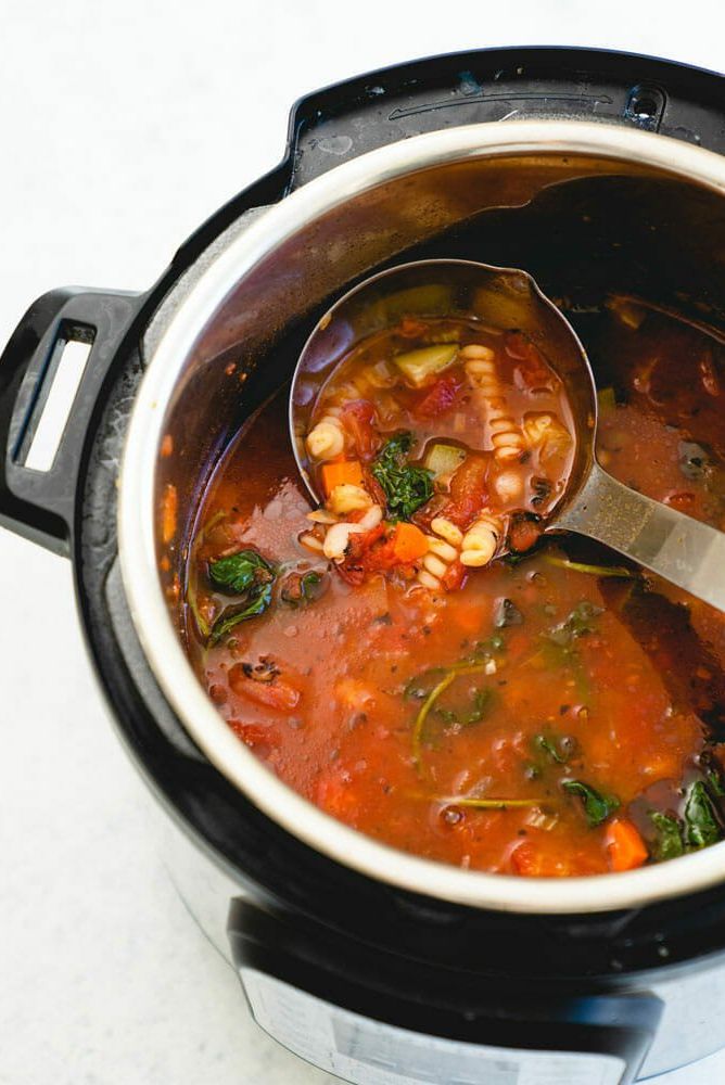 minestrone soup instant pot recipe