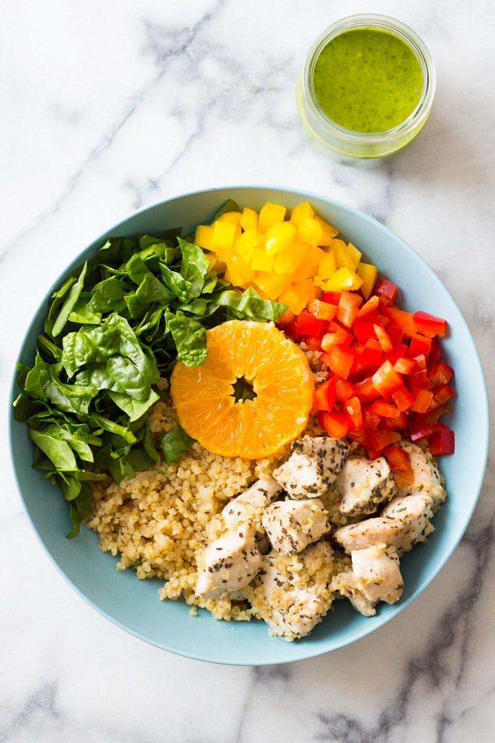 Instant Pot Quinoa Chicken Bowl 