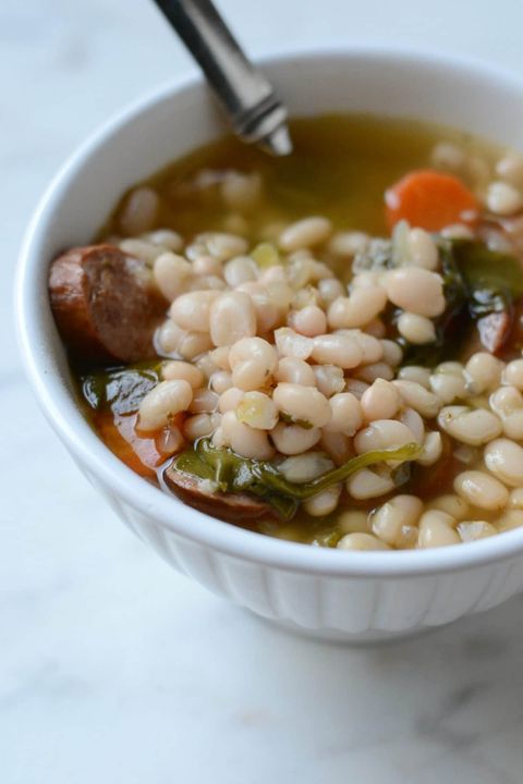 Sausage and White Bean Soup - Instant Pot Soups
