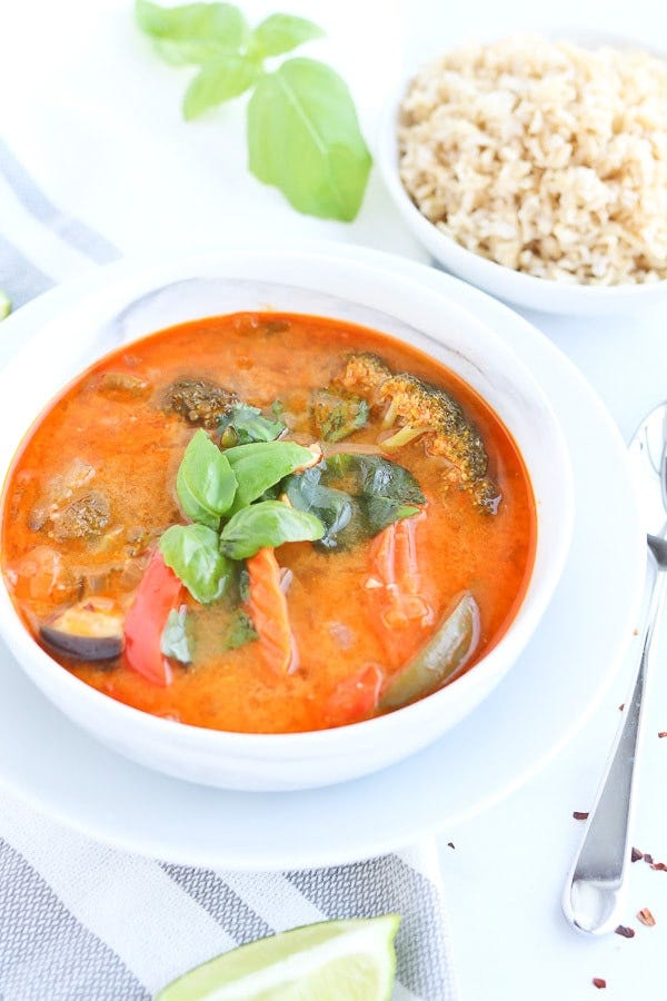 Thai Coconut Chicken Soup - Instant Pot Soups