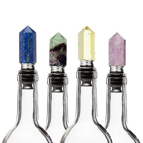 Intention Stone Wine Stoppers Cool Gifts