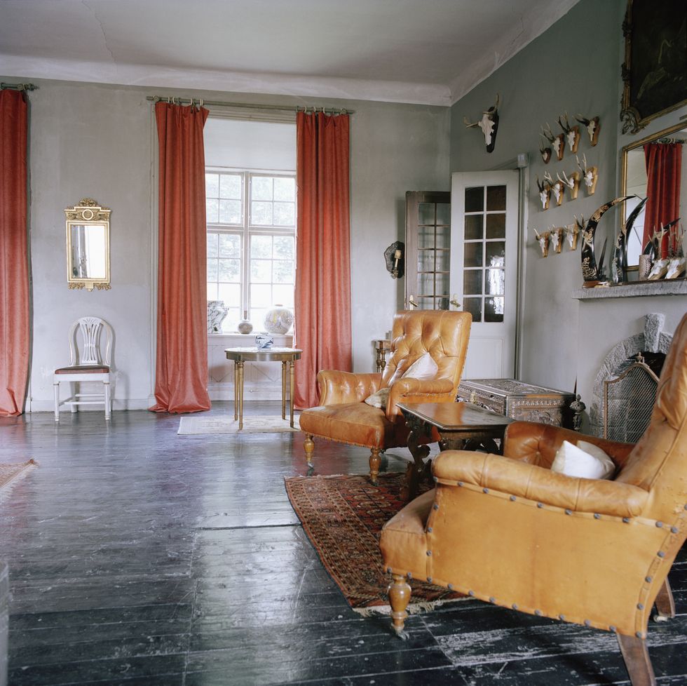 interior in a castle sweden
