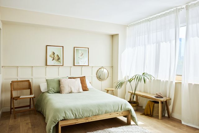 interior of bedroom with furniture