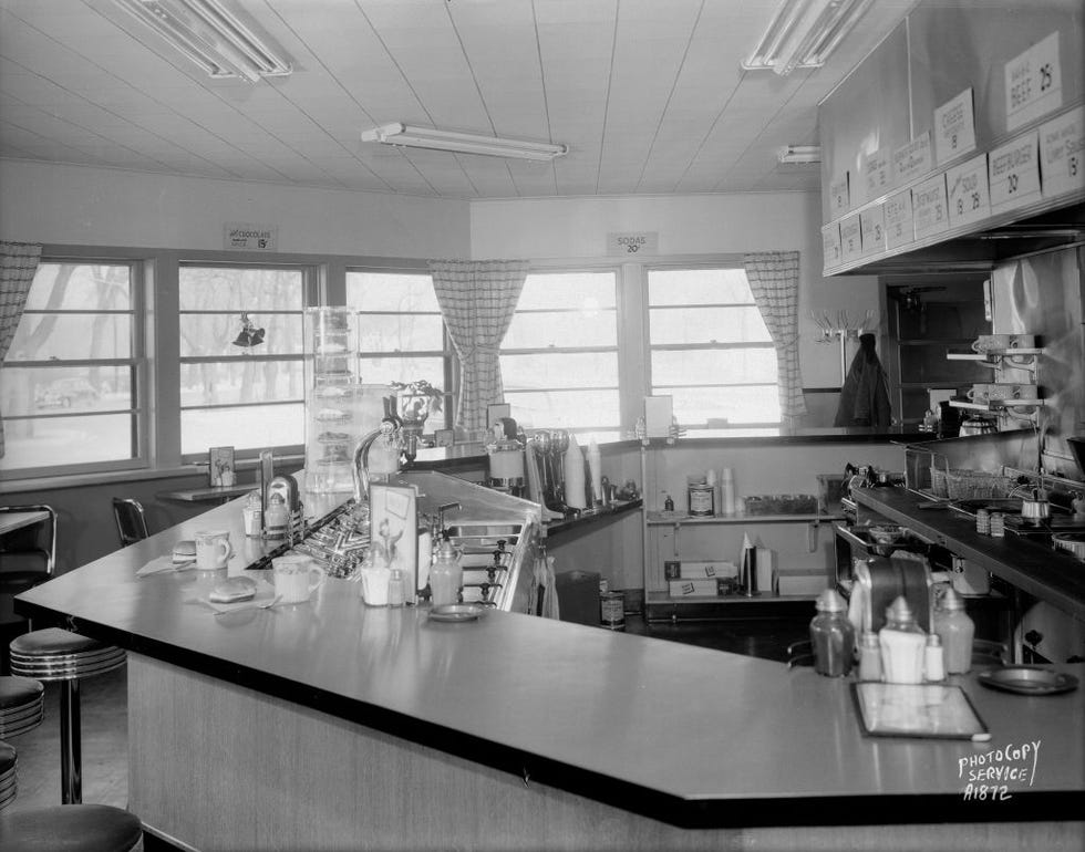kober's dairy bar interior