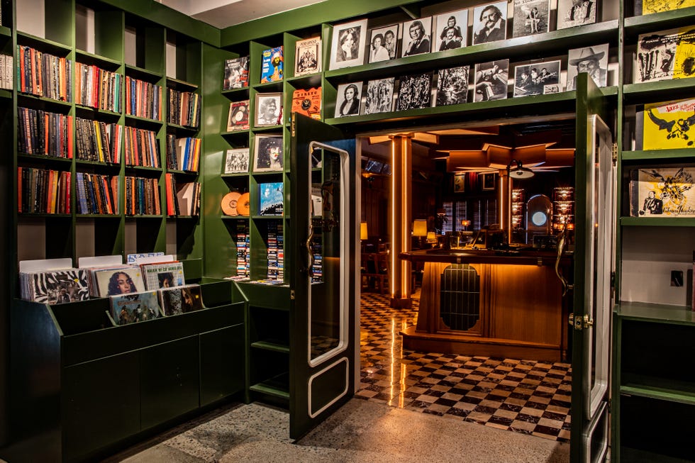 a store with shelves of books