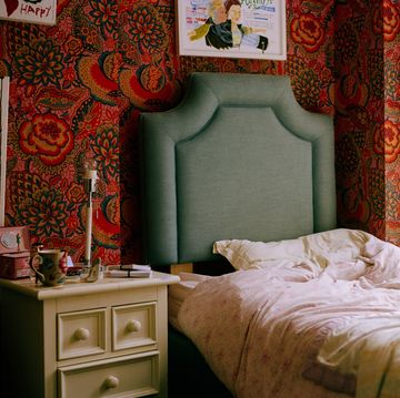 interior shot of teenage girl's bedroom