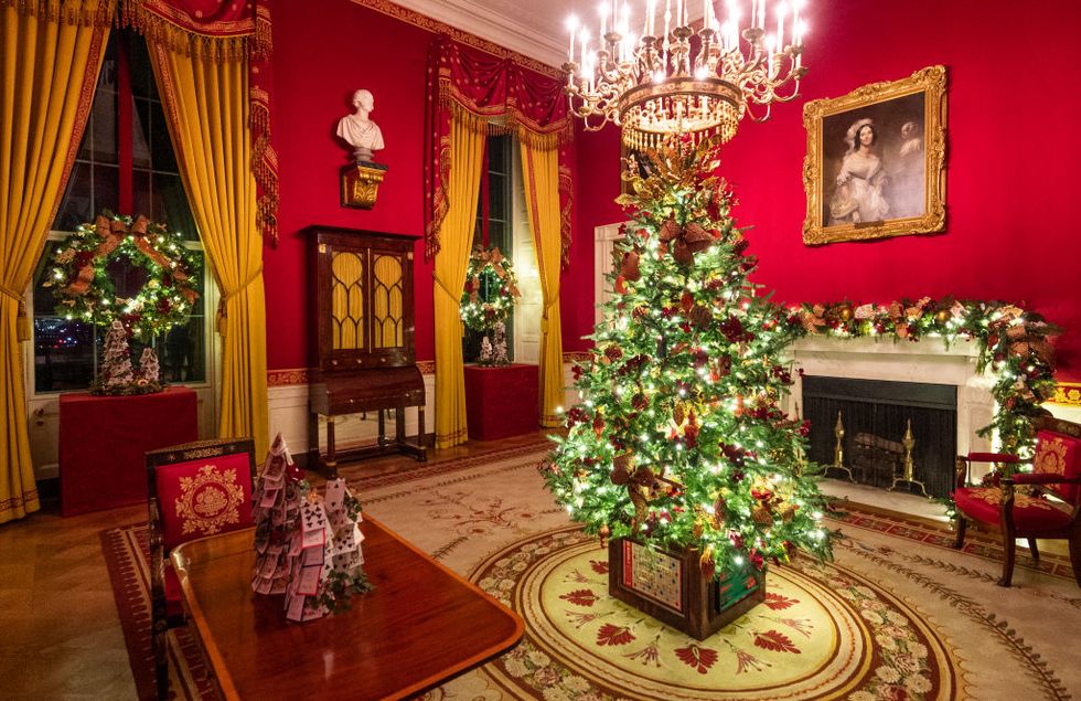 メラニア・トランプ米大統領夫人がホワイトハウスのクリスマスツリーを公開！　