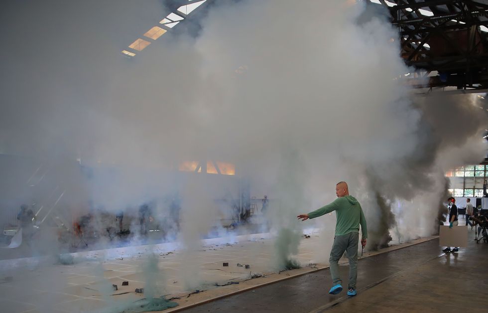 international contemporary artist cai guo qiang creates explosive new artwork for national gallery of victoria