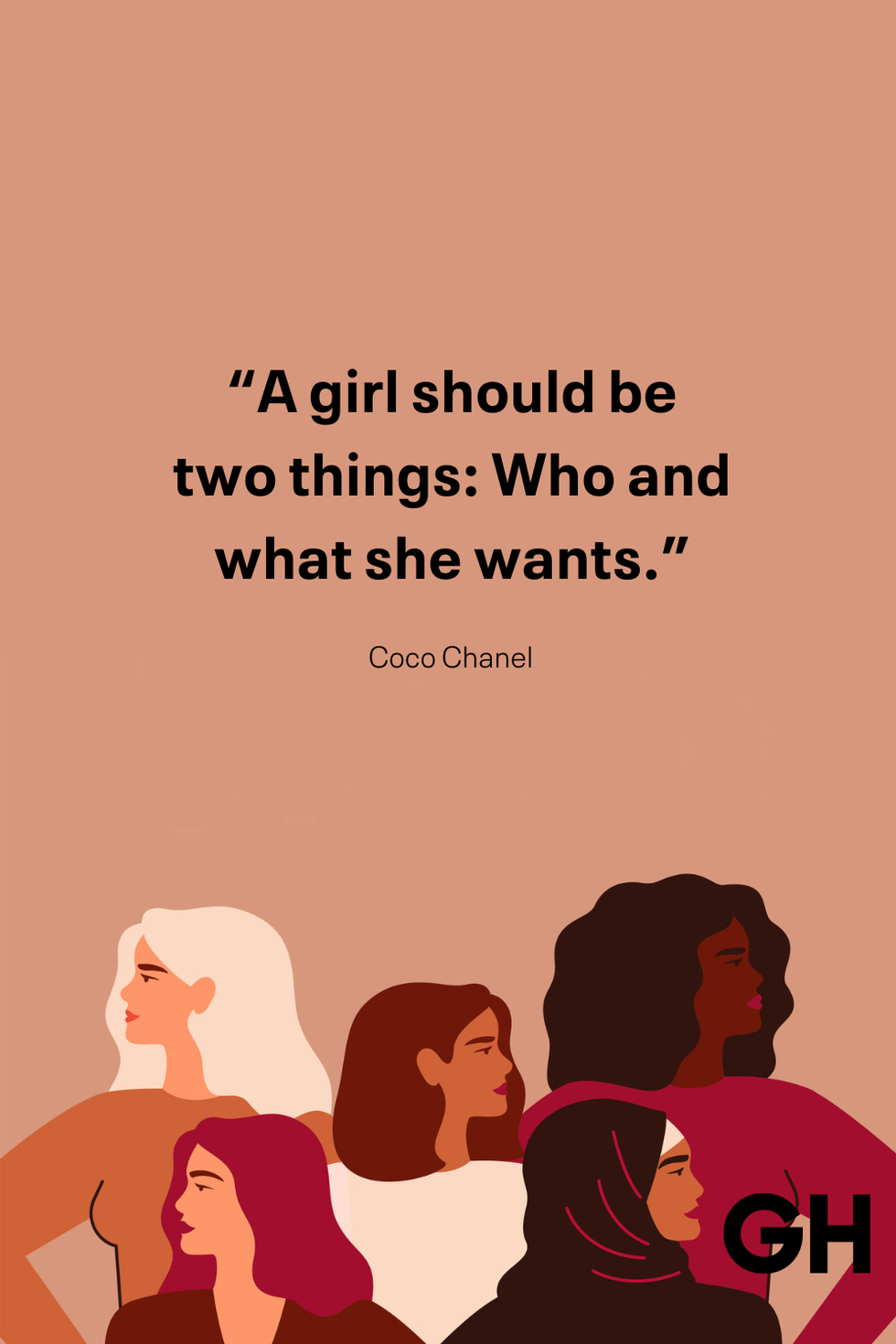 quote about empowerment and selfidentity attributed to coco chanel
