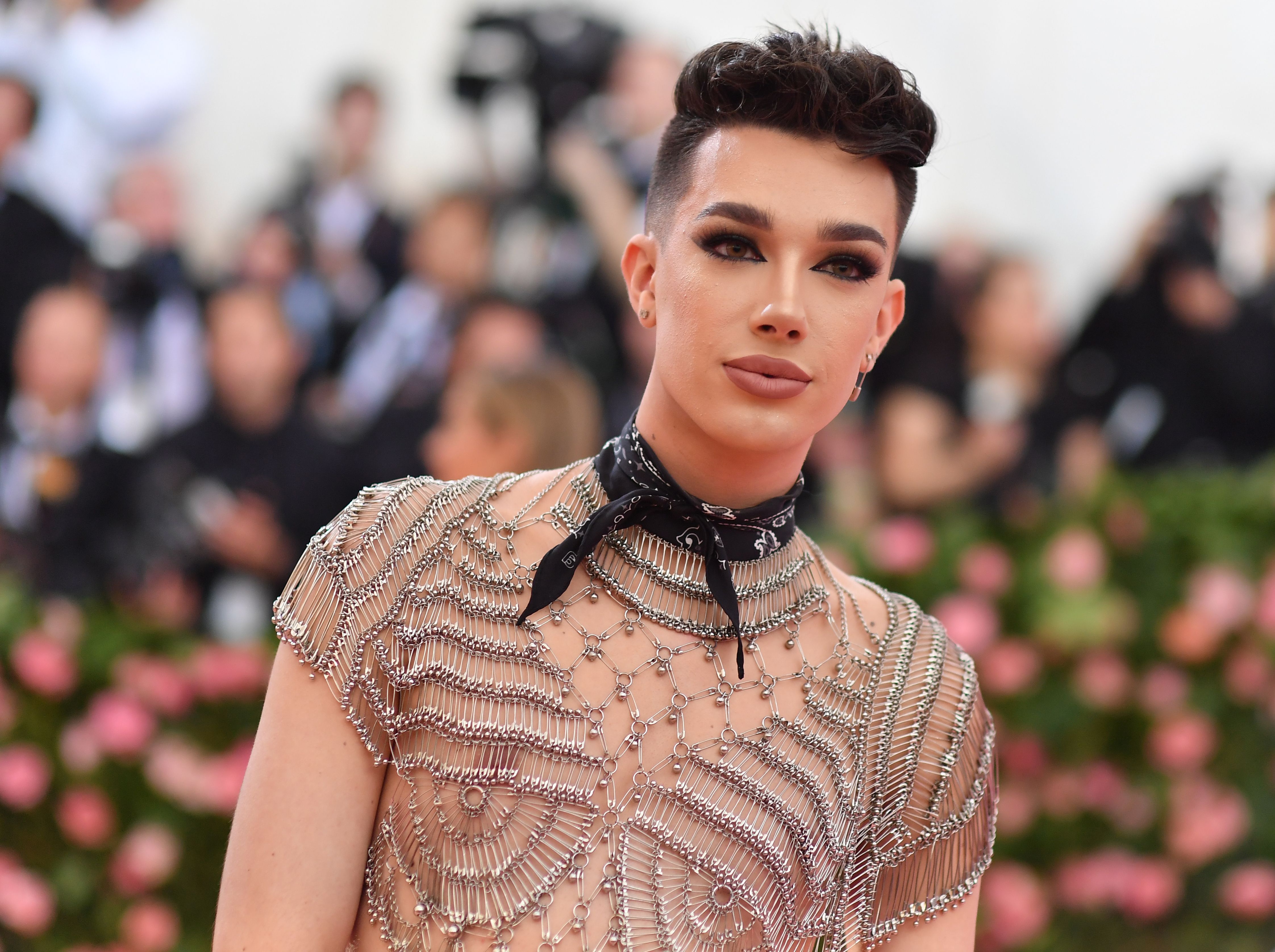 James Charles Shows Off His Nipples on the Met Gala Red Carpet - James  Charles Met Gala 2019 Outfit