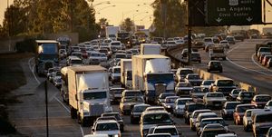 Los Angeles Gridlock on Interstate Highway 5
