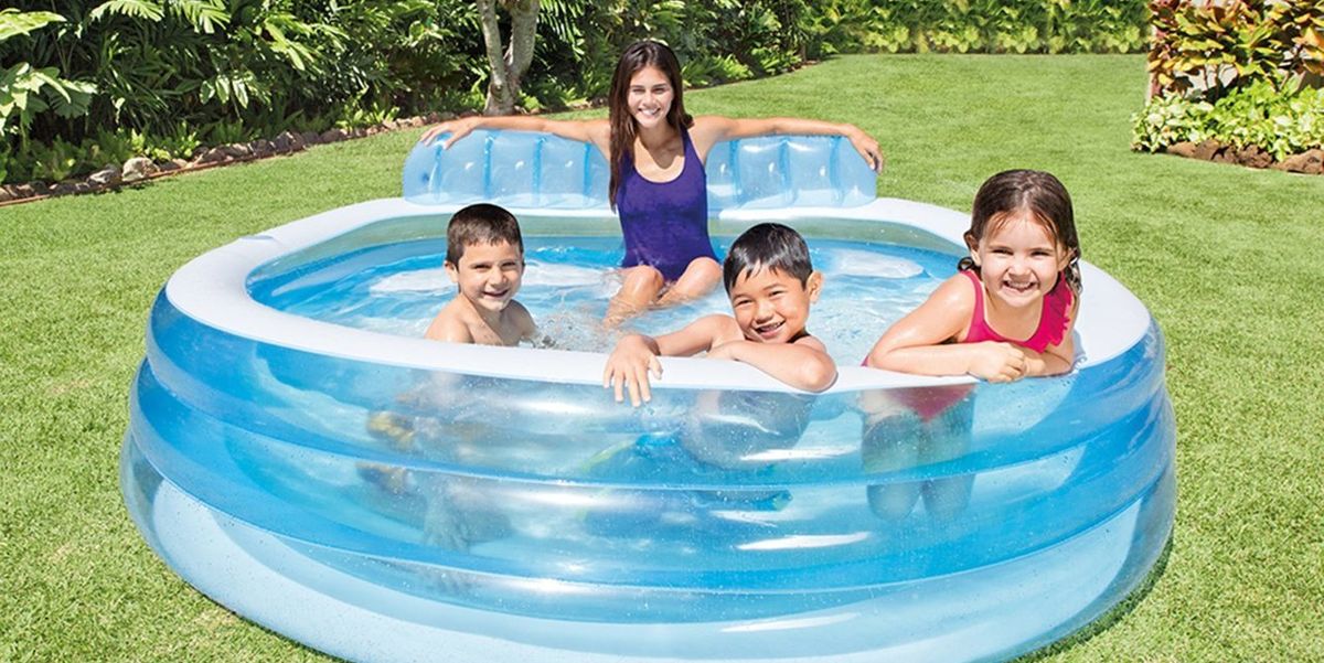 bidden Pessimistisch geweer Amazon's $45 Intex Swim Center Family Lounge Pool Review