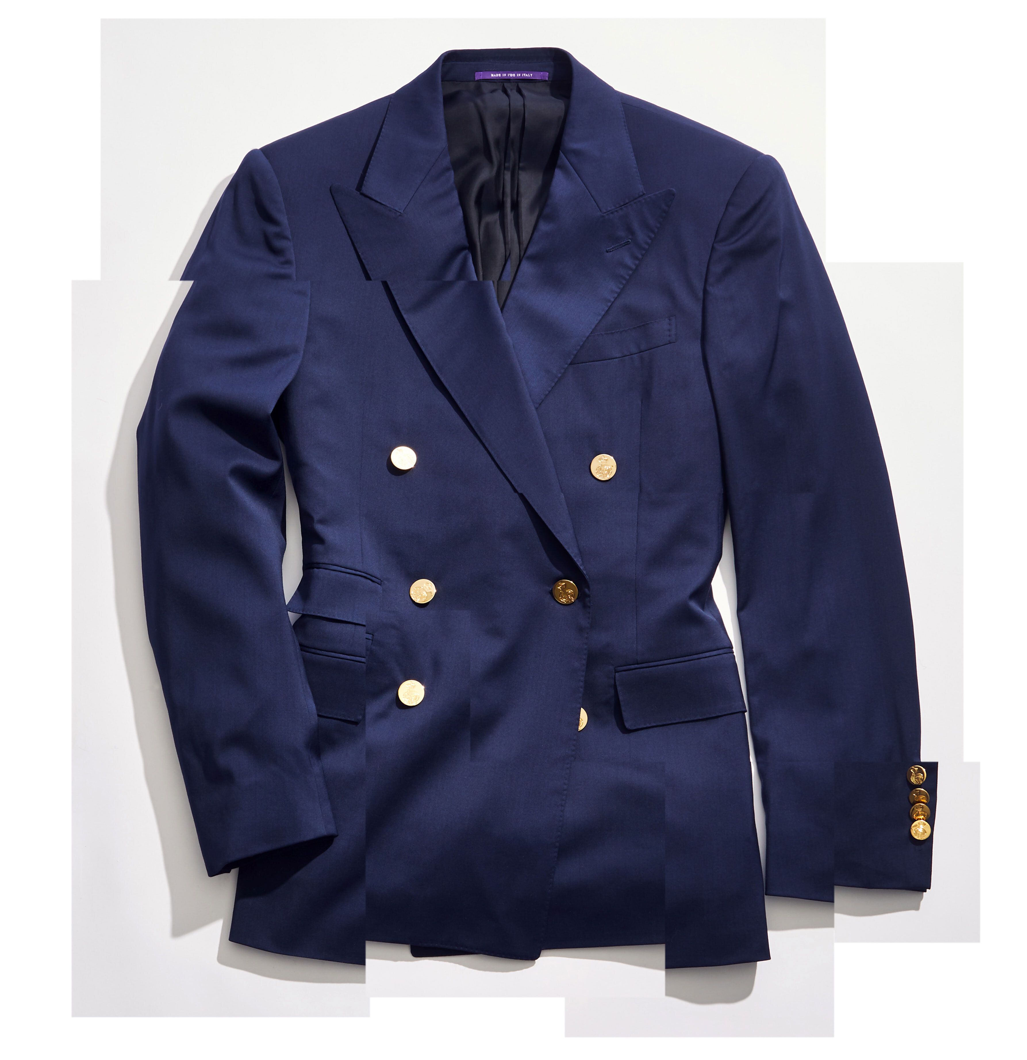 Ralph Lauren Purple Label Navy Double-Breasted Blazer Review