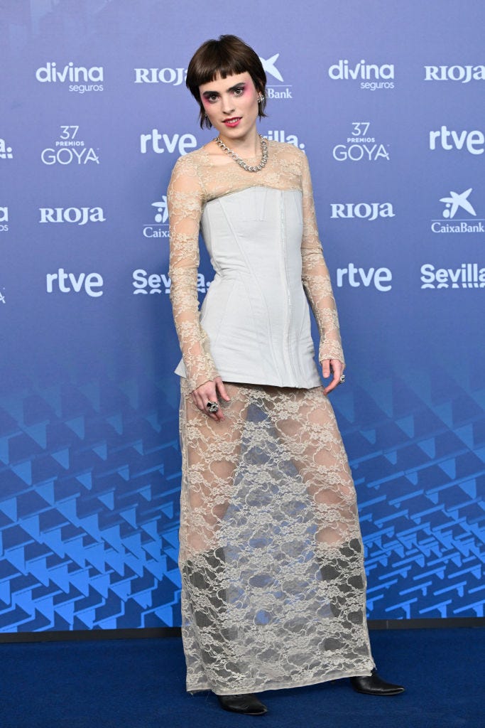 ione laspiur red carpet goya awards