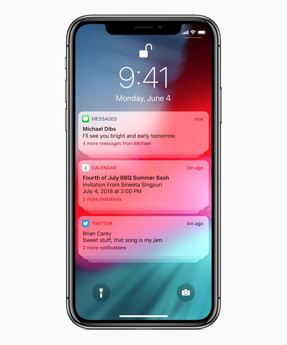 Apple iphone notification settings new update ios12