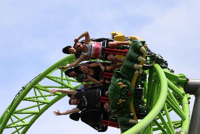 amusement ride, amusement park, roller coaster, park, recreation, nonbuilding structure, pole, fun, plant, leisure,
