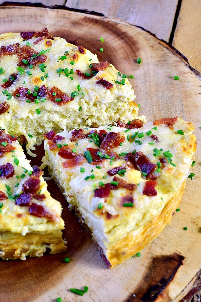 Instant Pot Crustless Quiche Lorraine