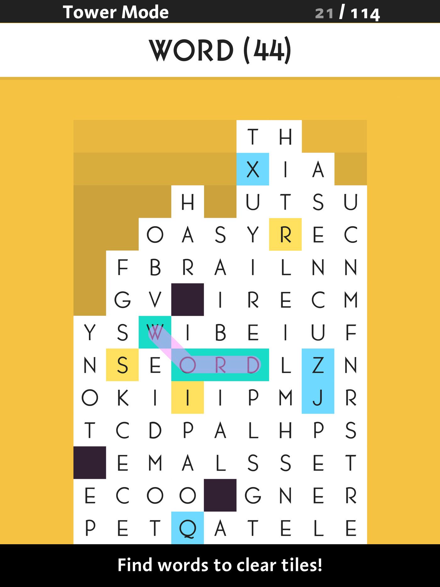 Popular iOS word search game Hooked on Words has arrived on