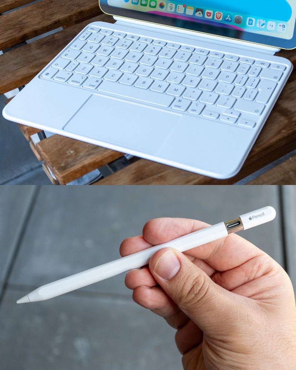 keyboard and stylus for a tablet device
