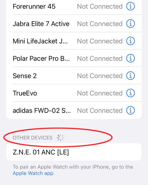 iphone other devices settings