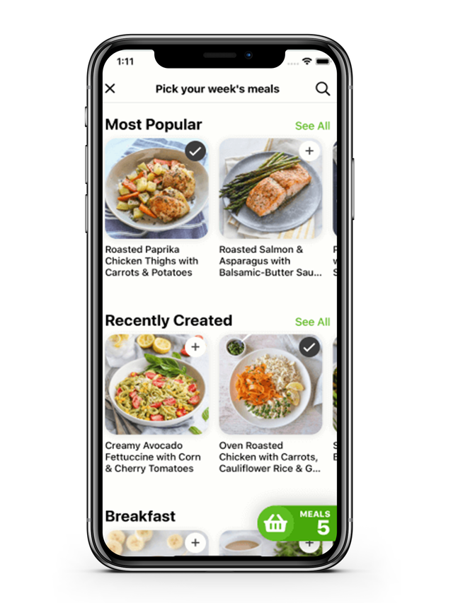 mealime grocery and meal planning app