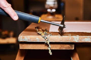 scraping paint