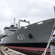 islamic republic of iran navy ship 'kharg' visits indonesia