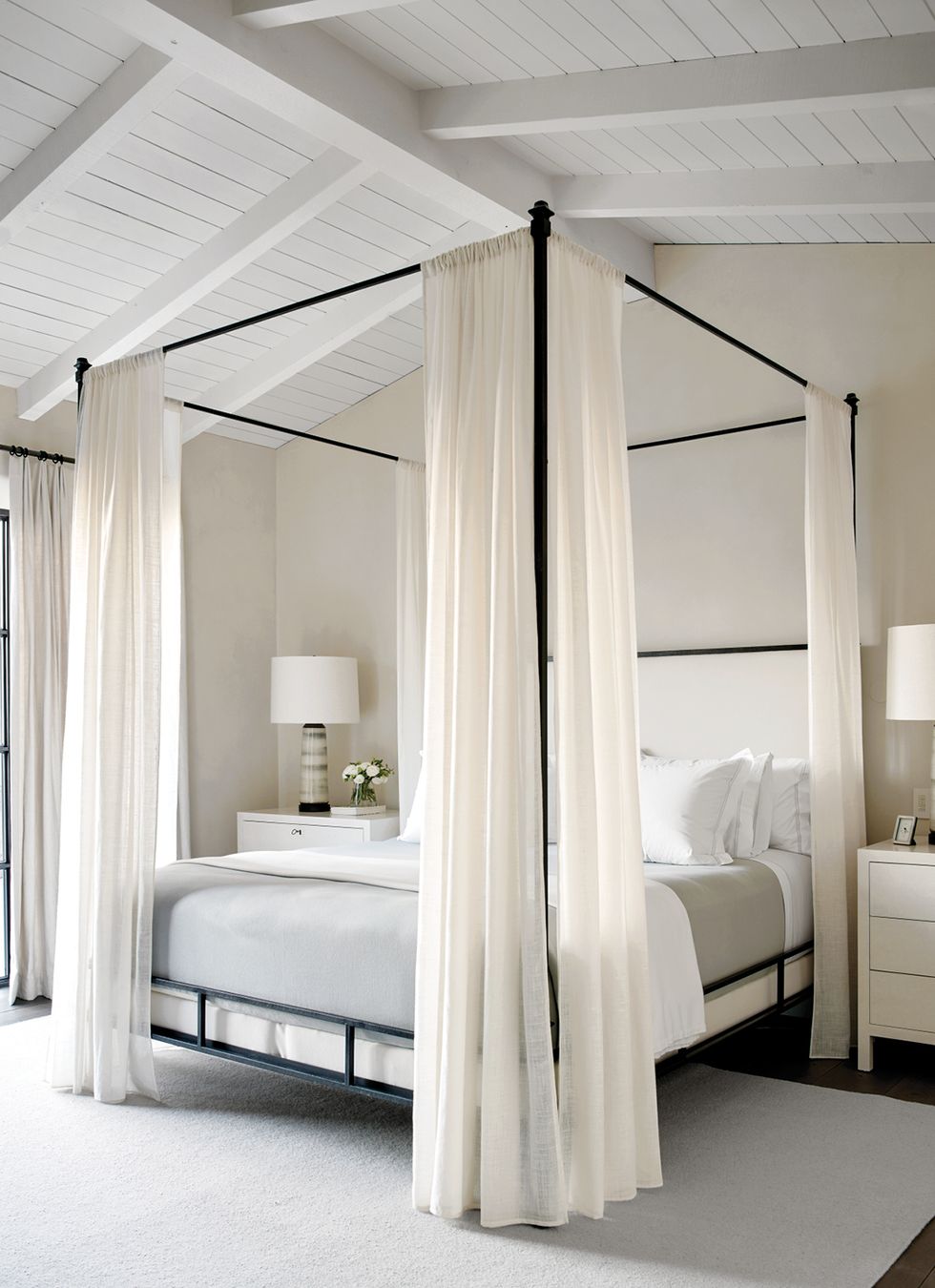 Bed, Furniture, Bedroom, Room, Canopy bed, four-poster, Bed frame, Interior design, Ceiling, Mattress, 