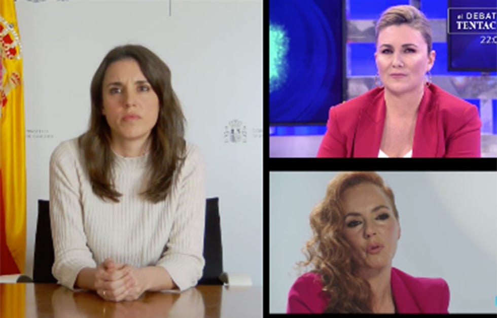 irene montero habla sobre el testimonio de rocío carrasco
