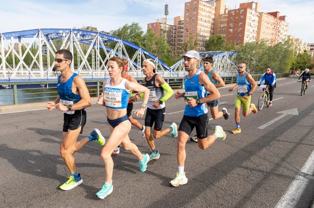 irene pelayo compite en el campeonato de españa de maratón en zaragoza