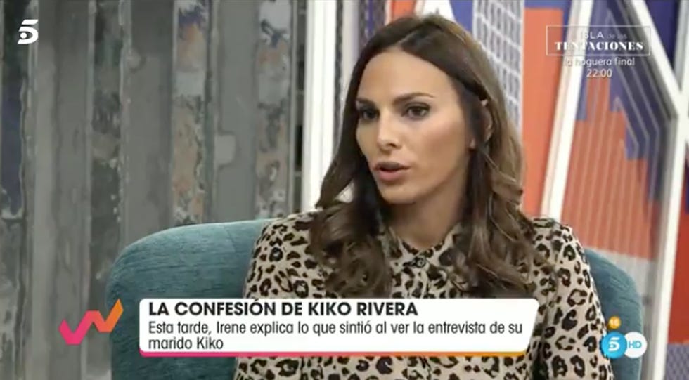 irene rosales reacciona a la entrevista de kiko rivera