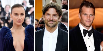 irina shayk, bradley cooper, and tom brady